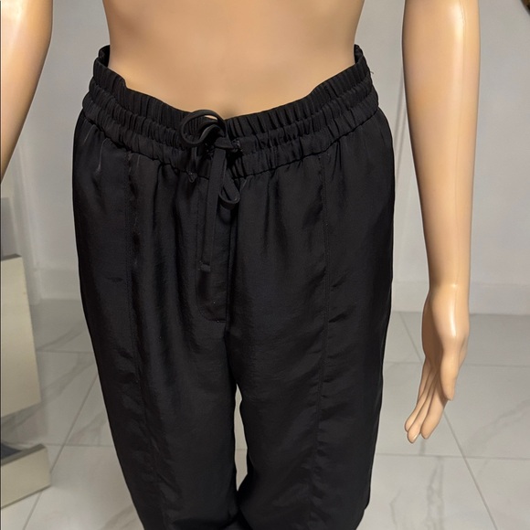 ZARA Black Silky Jogger Pants - Picture 4 of 4